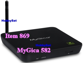 Leftside of Android Media TV Box - MyGica ATV582 Quad Core Nano